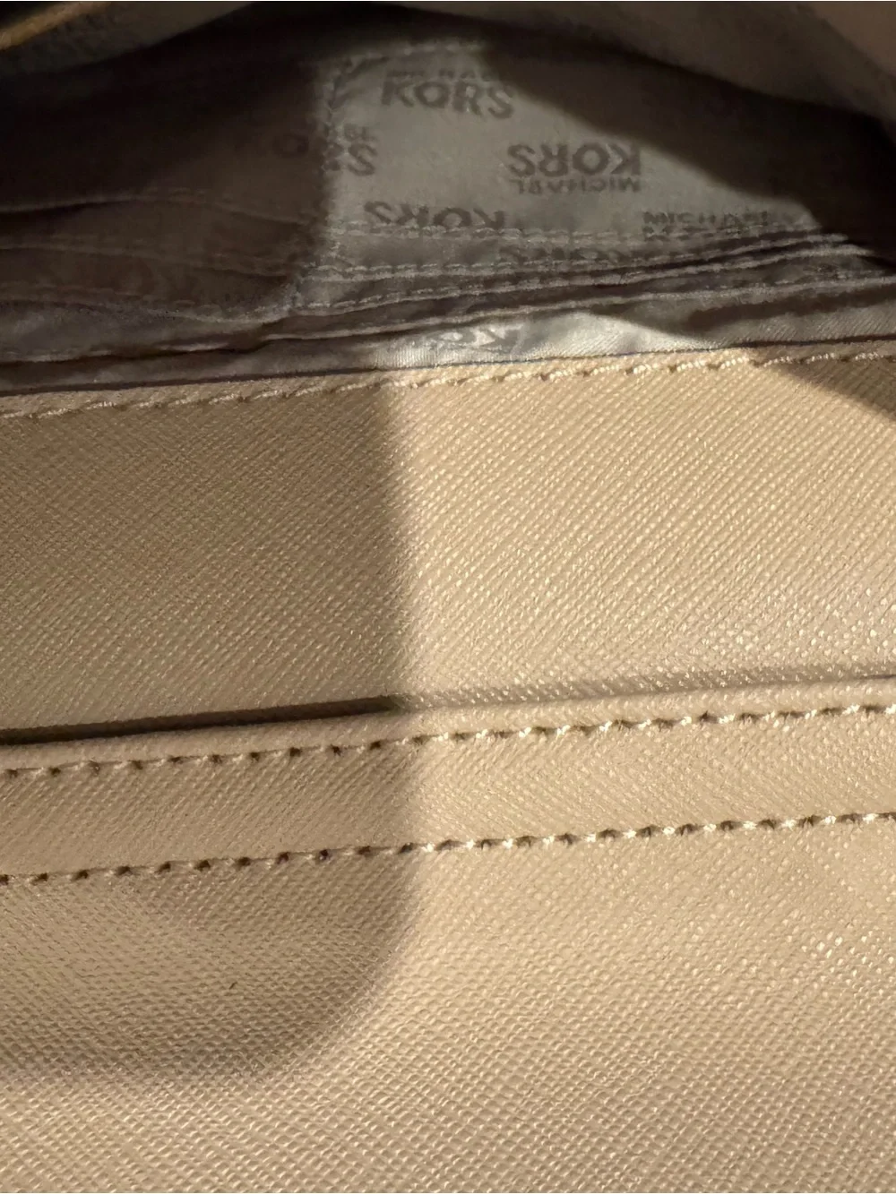 Michael Kors saffiano leather tote